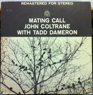 John Coltrane TADD Dameron Mating Call LP Mint PRST 7247 Prestige DG