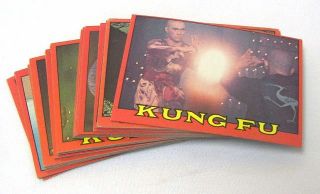 Vintage 1973 Topps Kung Fu David Carradine Trading Card Lot 39 Cards