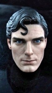  Sideshow 1 6 12 Superman Christopher Reeve Figure Head Sculpt