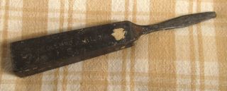 Antique Early Vintage Oyster Knife w Interesting Narrow Blade Design