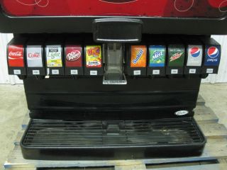 Cornelius 10 Head Soda Pop Fountain Machine w Ice Dispenser IDC255 Bch