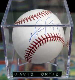 future hof david ortiz autographed baseball this david ortiz