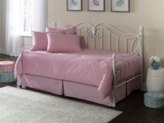  Textiles Paramount Solid Pink Twin 5 Piece Daybed Ensemble