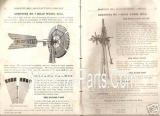 Dempster #9 Windmill Trade Literature & Diagrams