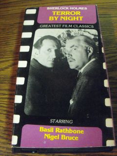   Holmes in Terror by Night VHS BASIL RATHBONE NIGEL BRUCE DENNIS HOEY