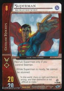  Big Blue Boy Scout Marvel Card Game 020 DC Origins Vs System TCG CCG