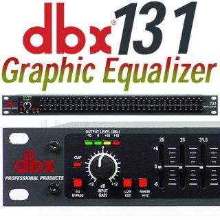 DBX 131 31 Band Graphic Equalizer Single Rack Mount New