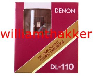 Denon DL 110 MC High Output Cartridge DL110 Brand New