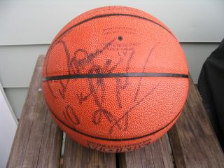 Dennis Rodman Autographed Basketball NBA Detroit Pistons Chicago Bulls
