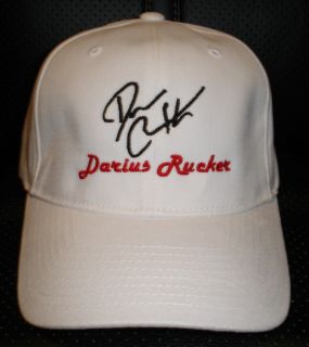 DARIUS RUCKER CAP / HAT WITH STITCHED AUTOGRAPH