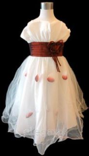 Robe de Princesse Fille Mariage 9 11 ANS Blanc Gown 62