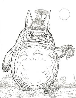 Geof Darrow Shaolin Cowboy w Totoro Original Art Huge