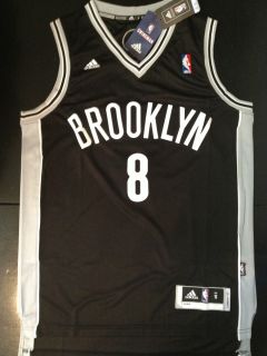 DERON WILLIAMS Brooklyn Nets AWAY Home Swingman Jersey Black white NBA
