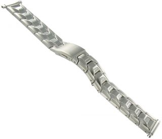  Stainless Steel Ladies Deployment Buckle Watch Band 1894 00