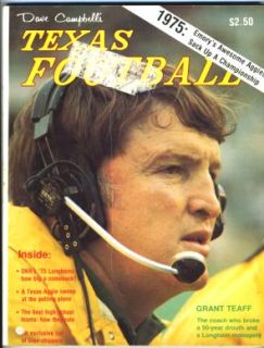 1975 Dave Campbells Texas Football Annual Preview