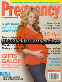 Pregnancy 9 04 Deana Carter September 2004 New