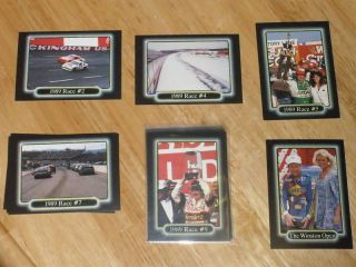 1990 Maxx NASCAR Card 1989 Race 9 Davey Allison 175
