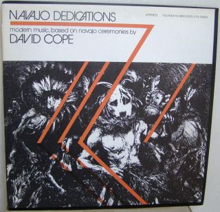 David Cope Navajo Ceremony Electronic LP Folkways John Cage Alvin