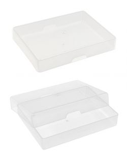25 x Playing Card Clear Plastic Storage Container Boxes