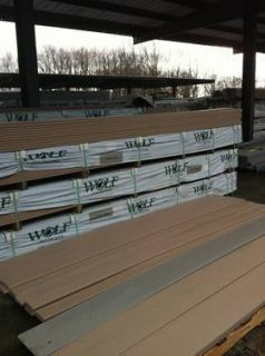 Wolf Deck All PVC composite Decking Patio Lumber brand new Avalon Sand