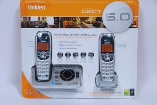 UNIDEN DECT 6 0 DECT1580 2 CORDLESS DIGITAL ANSWERING SYSTEM WITH
