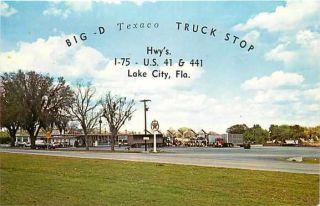 FL Lake City Florida Big D Texaco Truck Stop Dexter Press 50315 C