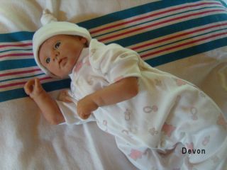 Custom Made Girl Awake Reborn Baby Doll Prem Stephanie Sullivan