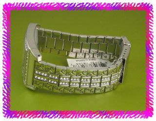 brighton diamond bar link watch nwt w tin warranty