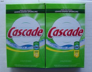 Boxes 9 36 lbs Cascade Dish Detergent Lemon Scent