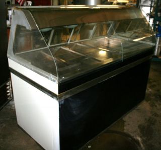 Alto Shaam model ED 72 Curved Front Hot Heated Display Deli Case