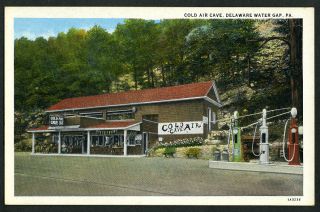 Roadside Gas Station Cold Air Cave Delaware Water Gap