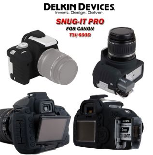 Delkin Snug It Pro Skin Camera Armor for Canon Rebel T3i 600D Digital