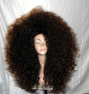 Diana Ross Black with Lighter Tips T1B 33 Drag Queen Wig