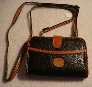 Dianne Berkley American Leather Crafter Shoulder Wallet