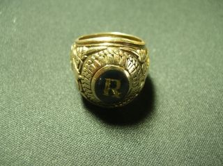 1964 Universidad De Puerto Rico Pharmacy 10k Gold Class Ring Heavy 32