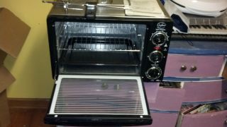 Crofton Stainless Steel Toaster Oven with Rotisserie
