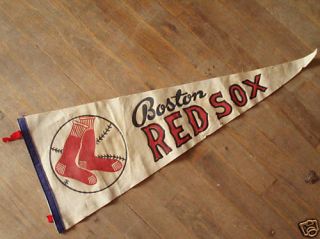  Vintage Felt Red Sox Pennant