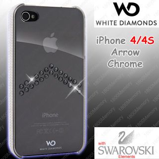 GENUINE White Diamonds Arrow Case /w Swarovski Elements Crystal for