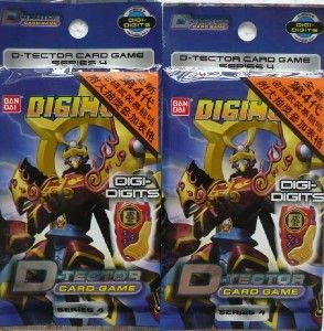 Digimon Card Game Series 4 D Tector 2 Pack Bandai