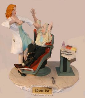 Female Blonde Dentist LG 3D Figurine Dental Emporium