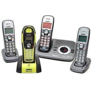 Uniden DECT1580 4WXTA 4 Phones w 1 Waterproof for Pools and Hot Tubs
