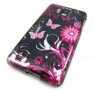  BUTTERFLY HARD CASE COVER SAMSUNG INFUSE 4G i997 ATT PHONE ACCESSORY