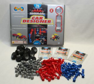 Zoobmobile Car Designer Building Toy Complete Set