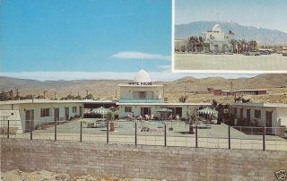 Old Desert Hot Springs Calif Postcard White House Motel