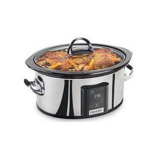 Crock Pot 6 1 2 Quart Touch Screen Slow Cooker Stainles