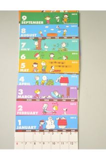 2013 Peanuts Snoopy Mini Desk Calendar 9.8 x 9.9cm / 3.85 x 3.9
