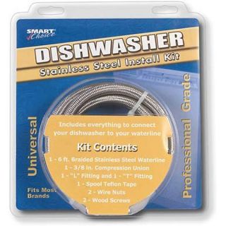 Smart Choice Dishwasher Stainless Steel Install Kit