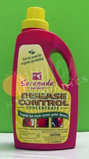 Serenade Disease Control Concentrate 32 oz Omri Listed Fungicide