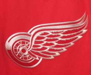 Detroit Red Wings Home Red Reebok Hockey Jersey Premier Large used EUC