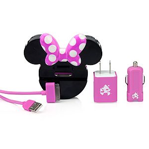 Disney Minnie Charge Kit for iPod & iPhone 3G 3GS 4 4S